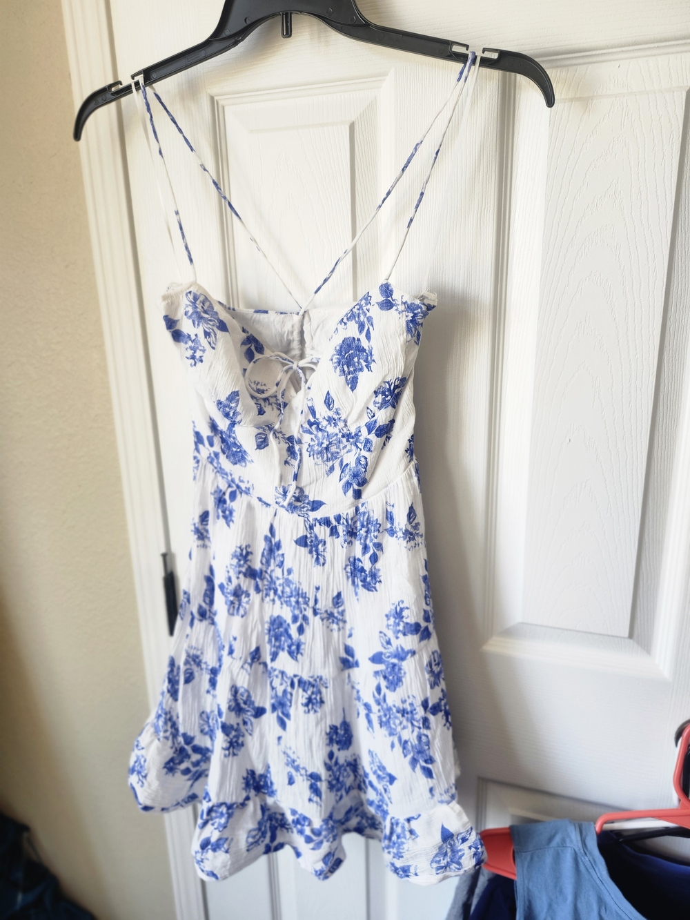 Windsor White & Blue Floral Sundress